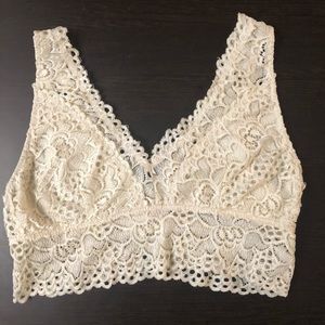 White/ivory brallette